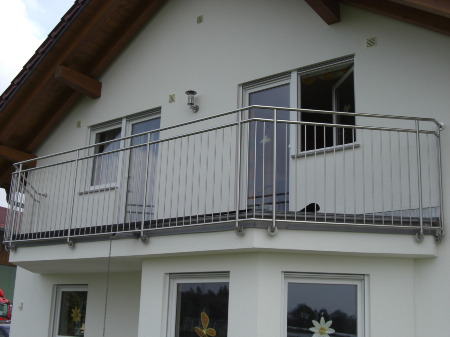 Balkon ohne Rechten Winkel